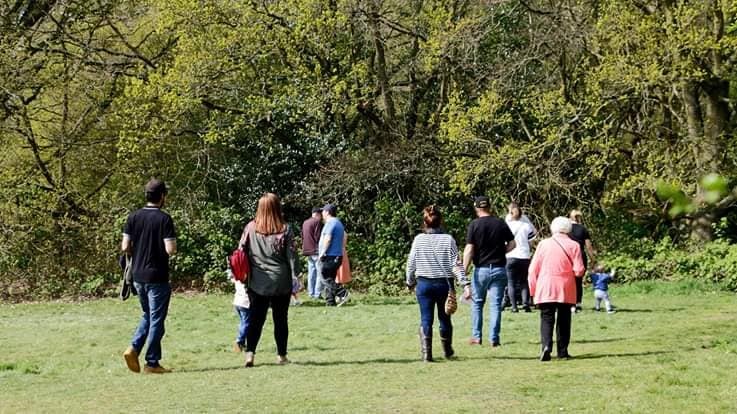 Looking for Bunnies on the Common